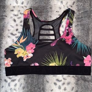 FLORAL SPORTS BRA